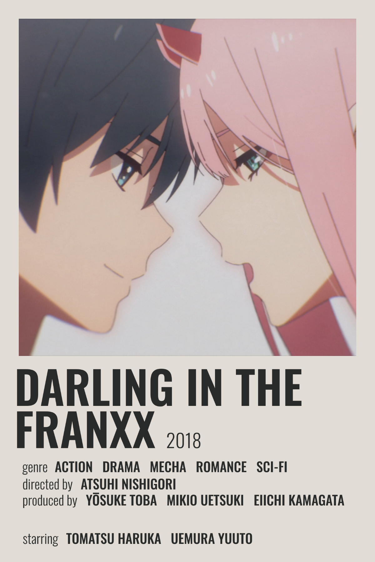 Darling in the Franxx (2018)(TV Series)(Complete)