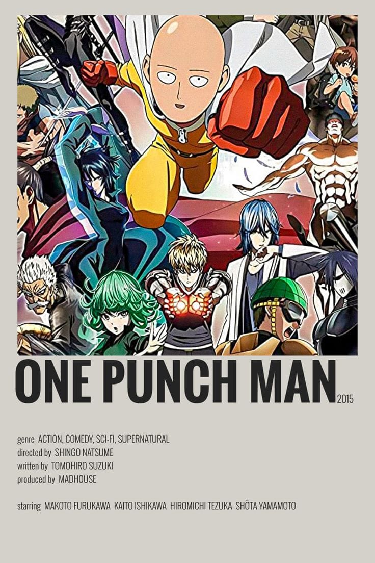 One Punch Man (2015)(TV Series)(Complete)