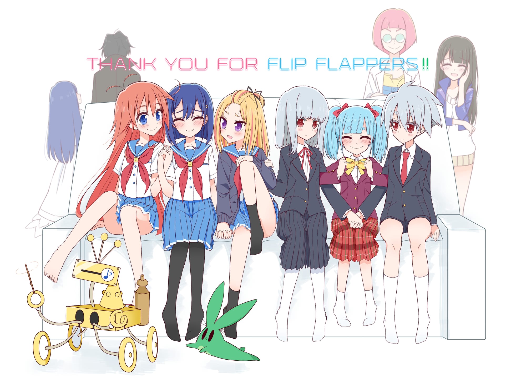 Flip Flappers (2016)(TV Series)(Complete)