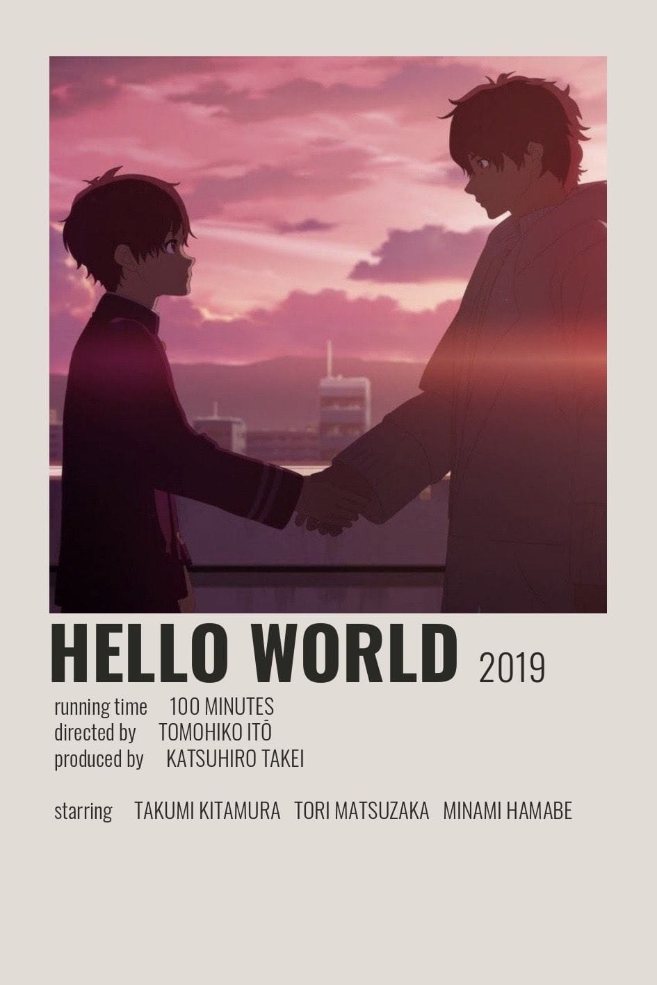 Hello World (2019)(Movie)(Complete)