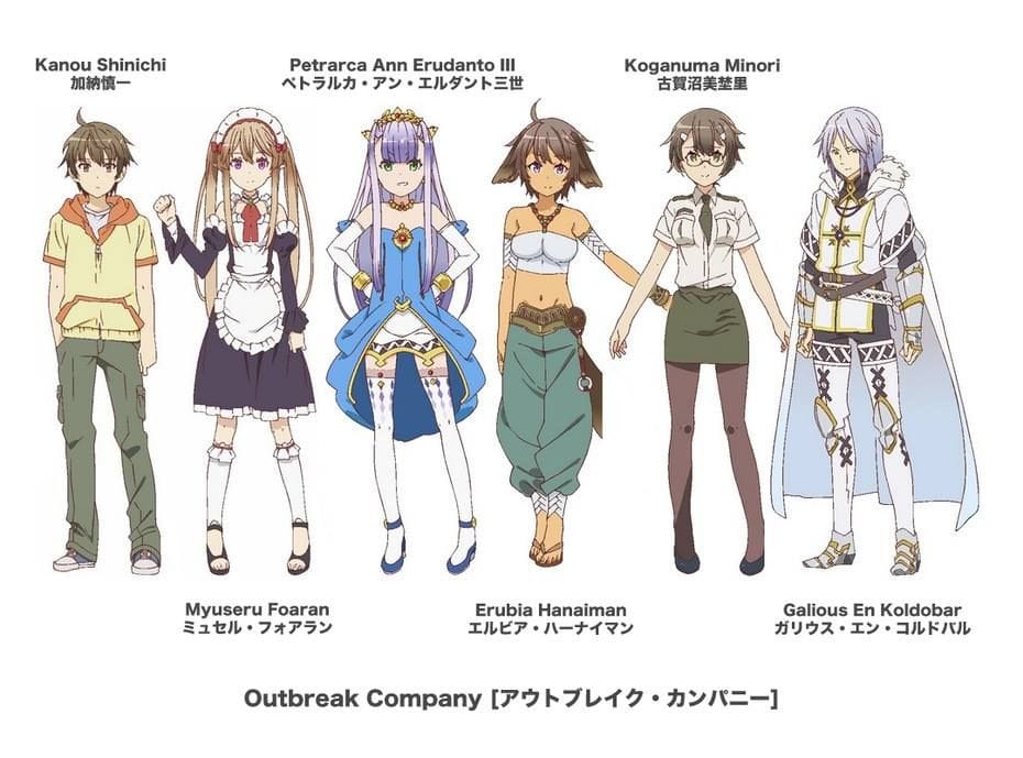 Outbreak Company (2013)(TV Series)(Complete)