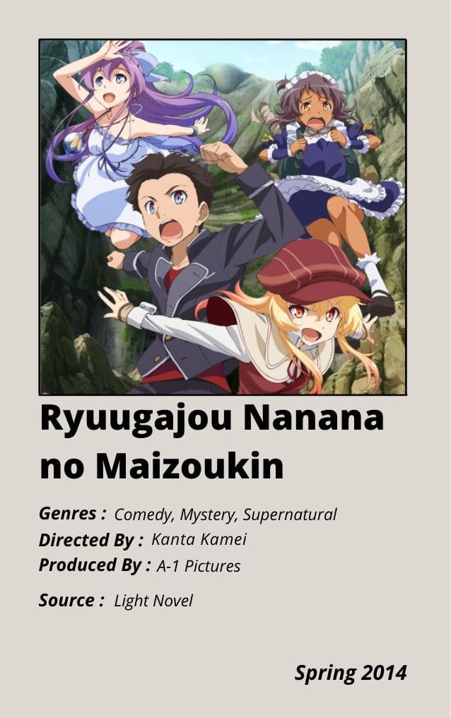 Ryuugajou Nanana no Maizoukin (2014)(2014)(TV Series)(Complete)