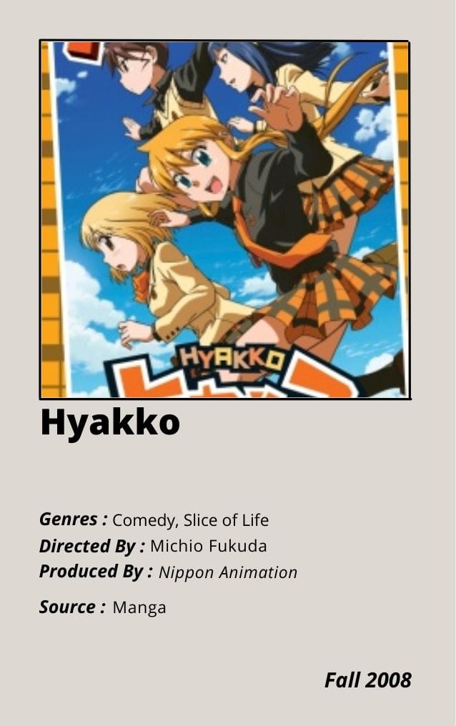 Hyakko (2008)(TV Series)(Complete)