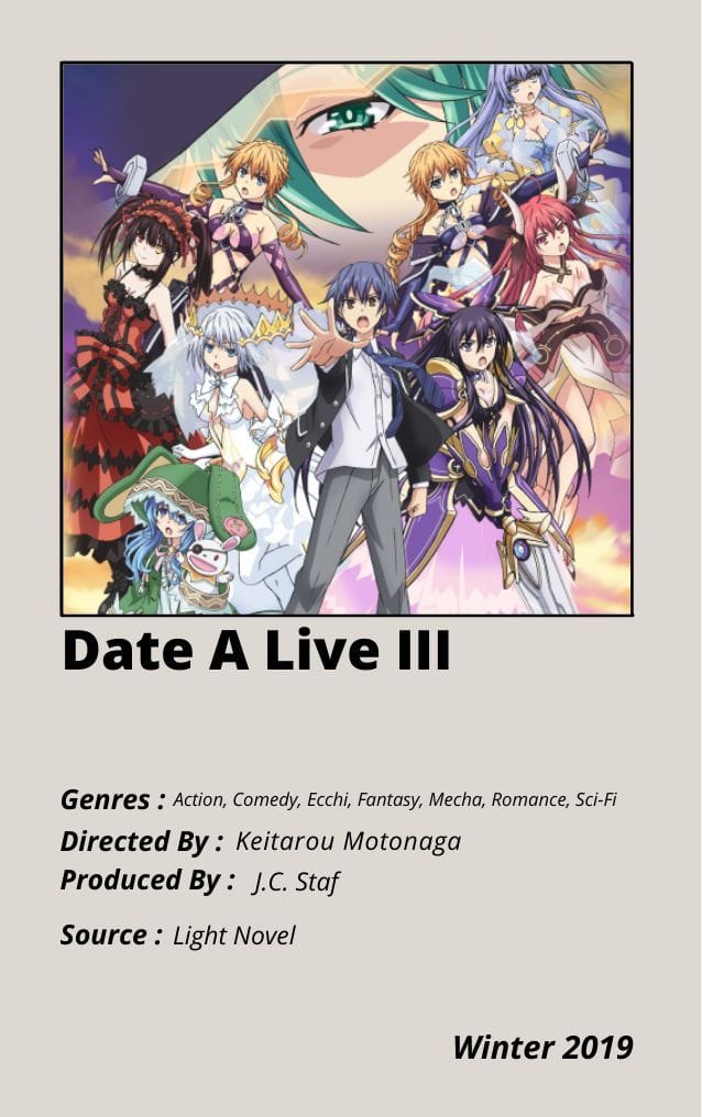 Date a Live III (2019)(TV Series)(Complete)