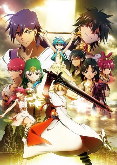 Download Magi: The Labyrinth of Magic (2012)(TV Series)(Complete)